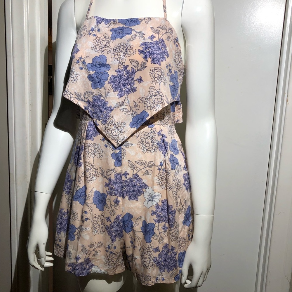 Floral romper jumpsuit shorts💐
